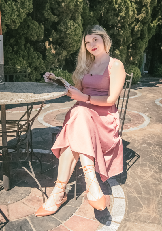 Vestido Celine Rosé
