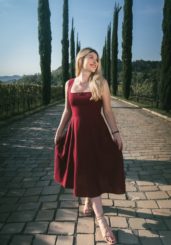 Vestido Celine Cherry
