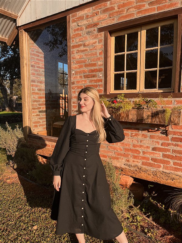 Vestido Lívia Preto