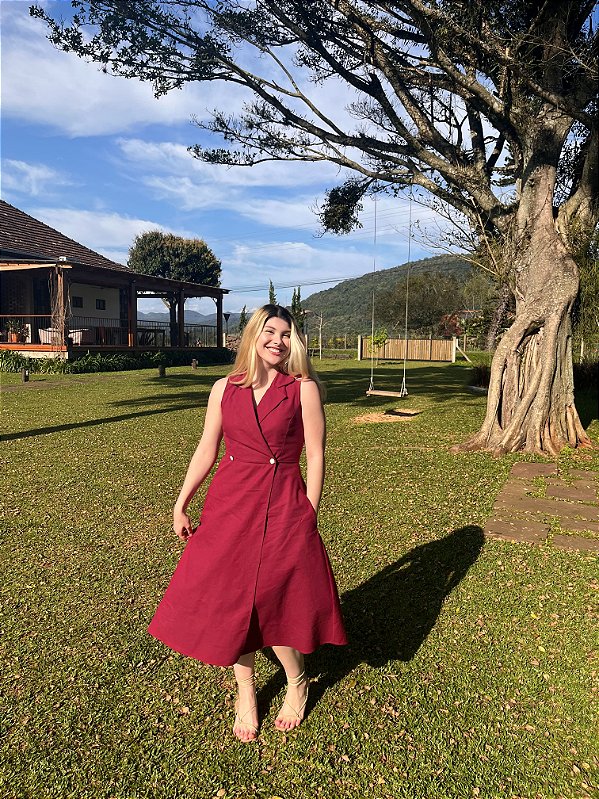 Vestido Diana Cherry