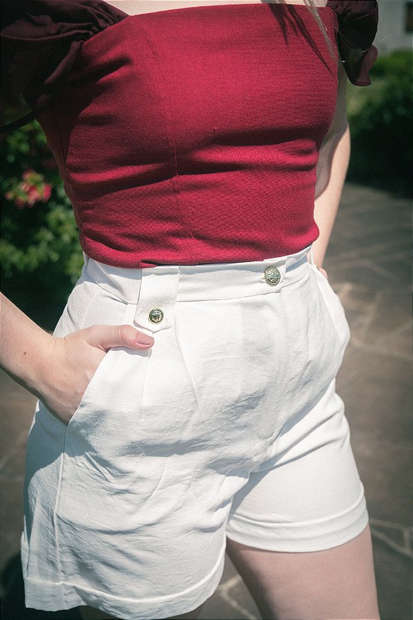 Short Clássico Off White