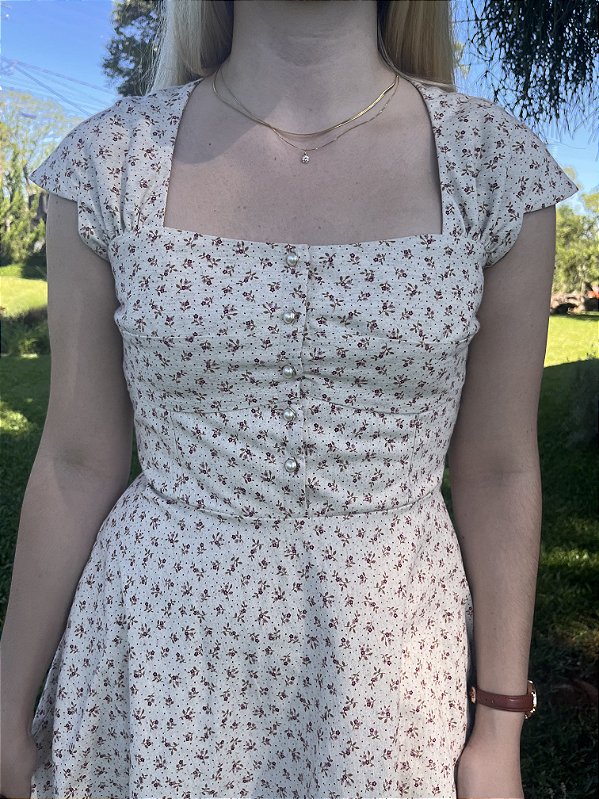 Vestido Grace Floral Cherry