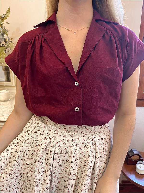 Camisa Audrey Cherry
