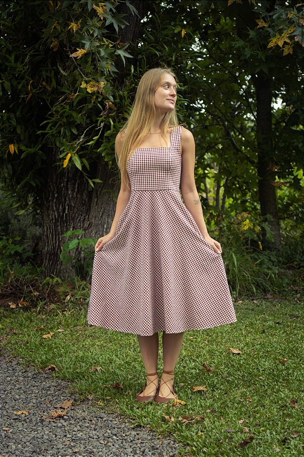Vestido Celine Vichy Cherry