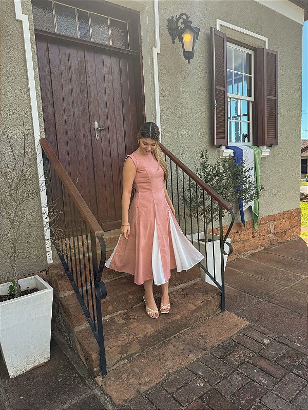 Vestido Annelise Rosé