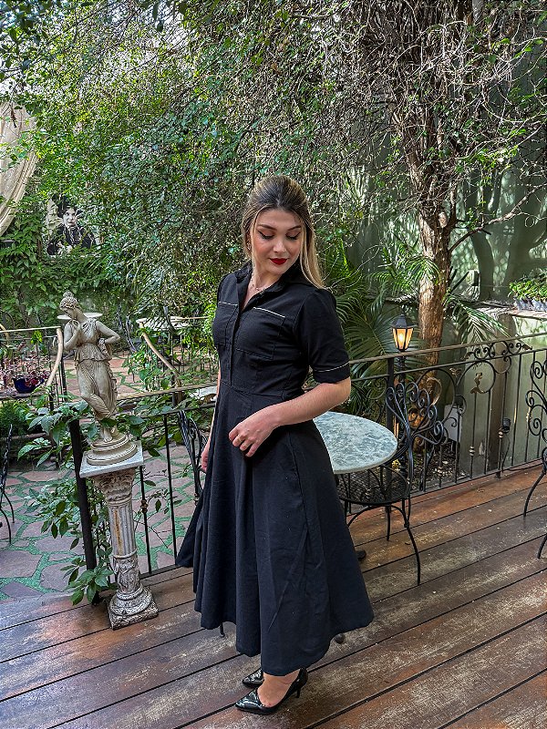 Vestido Golden Age P&B
