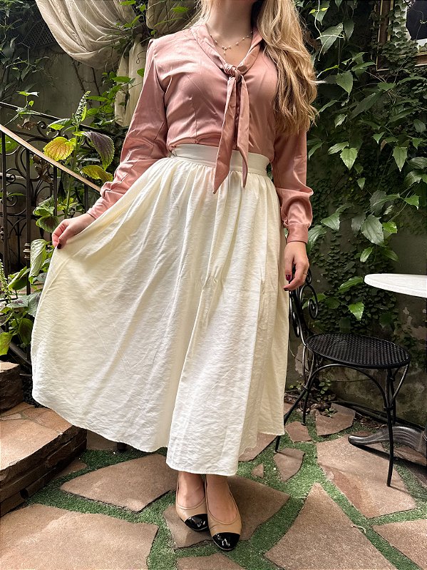 Saia Clássica Off White