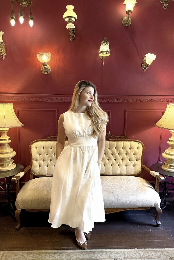 Vestido Katharine Off White