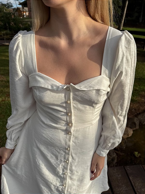 Vestido Lívia Off White