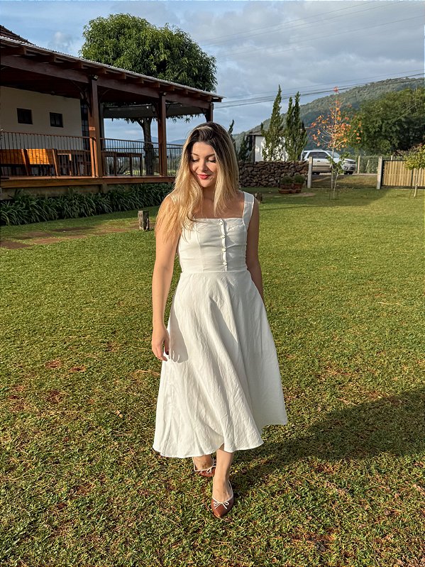 Vestido Iconic Off White