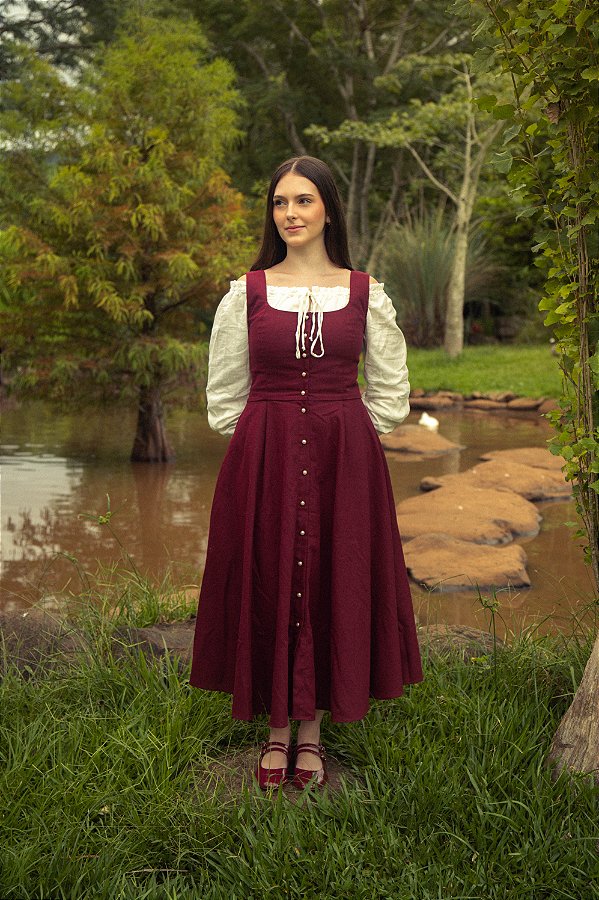 Vestido Refúgio Cherry