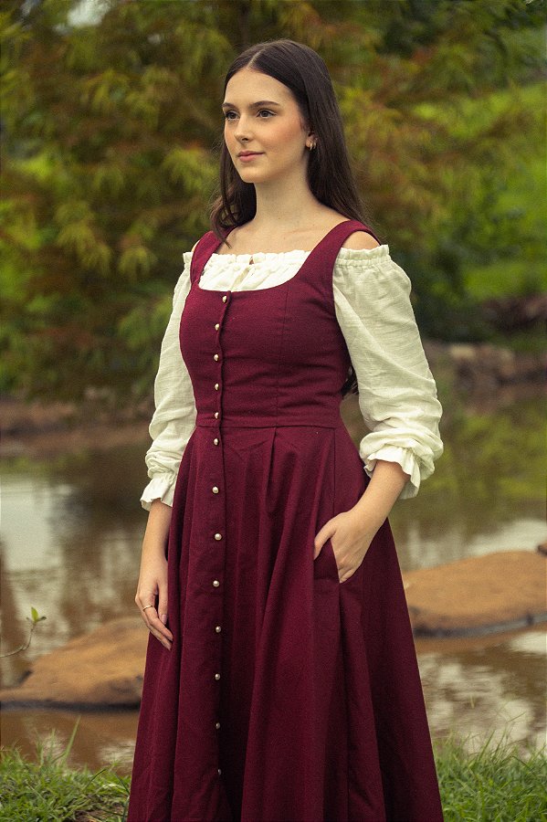 Conjunto Aconchego - Blusa Afeto e Vestido Refúgio