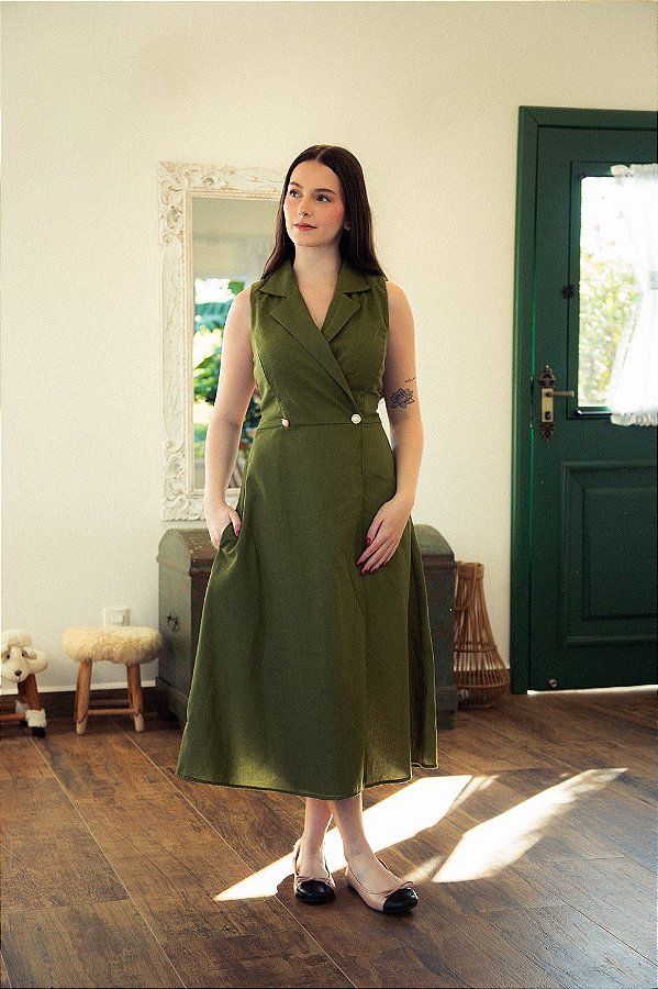 Vestido Diana Musgo