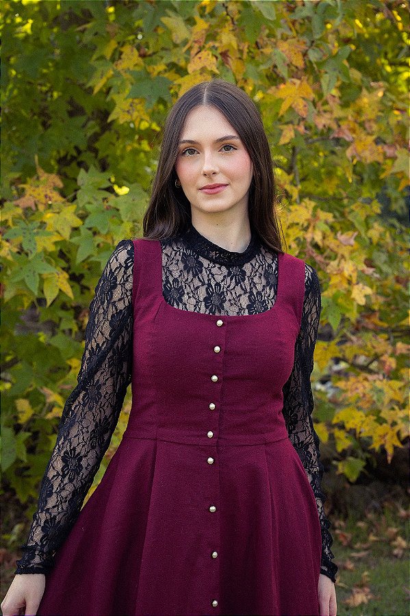 Blusa Renda Preta