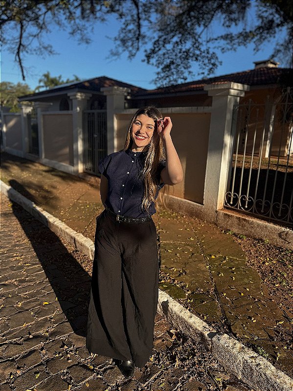 Calça Pantalona Preta
