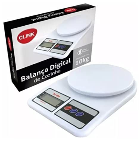 Balança Digital de Cozinha de Precisão até 10kg