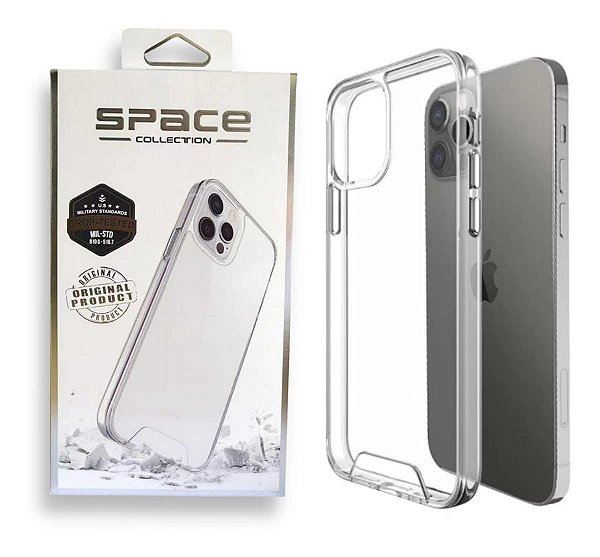 Capinha Clear Case Space Para iPhone 11 12 12 Pro Max 13 13 pro max (IPHONE 12 PRO)