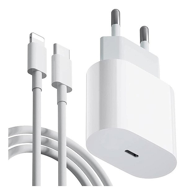 Carregador PD Turbo USB-C Para iPhone 12, 13 e 14