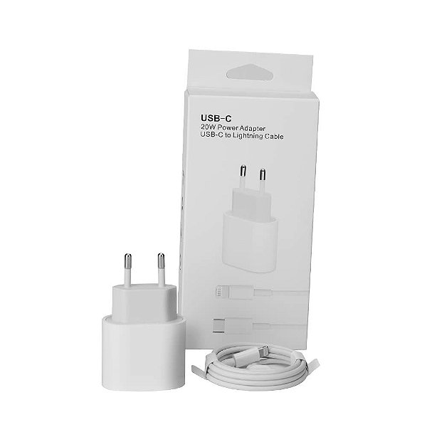 Carregador Turbo para Celular 20w Cabo Tipo C