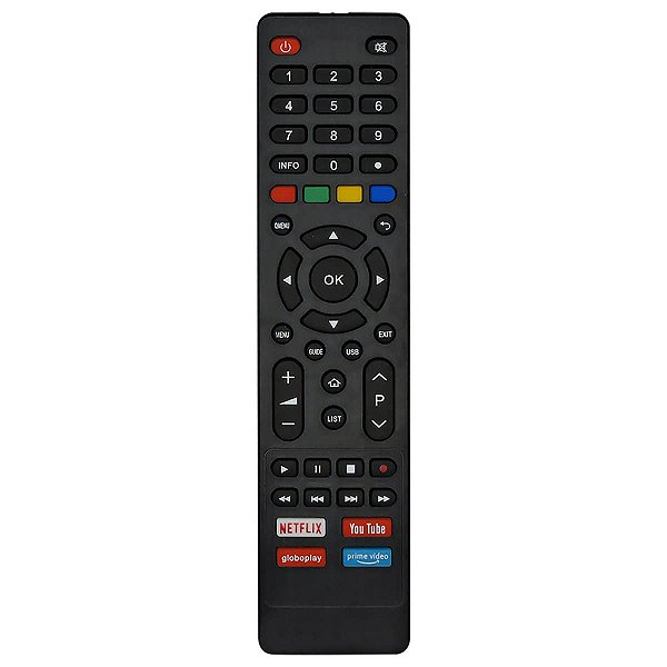 Controle Remoto Smart Tv Philco 4k Tecla Netflix Prime Vídeo