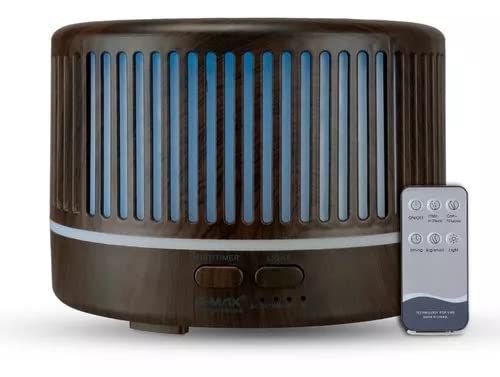 Difusor Aromatizador Umidificador de Ambientes Ultrassônico Com LED 7 Cores - Capacidade de 700Ml