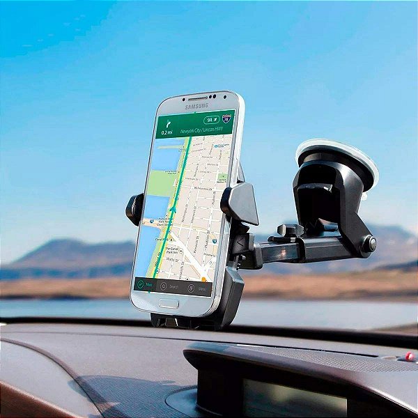 Suporte de Celular para Carro com Trava Automática