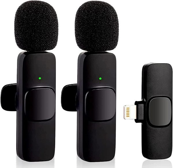 Microphone para iPhone e iPad Plug-Play Wireless