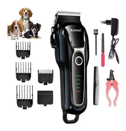 Máquina de Tosa Pet Bivolt Profissional Kemei KM-1991