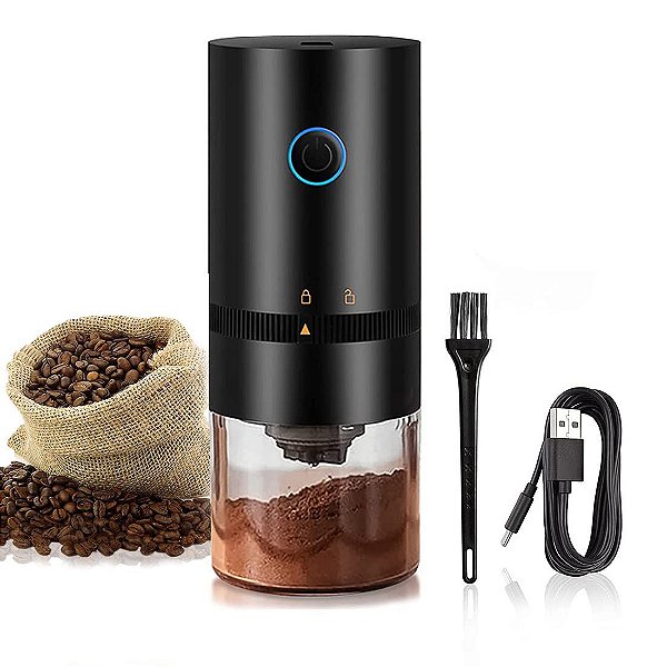 Moedor de Café Elétrico Portátil
