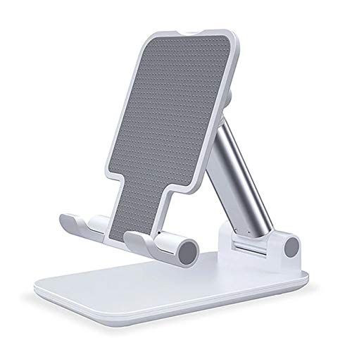 Suporte de Mesa para Celular Ajustável Articulado Tablet Smartphone (Branco)