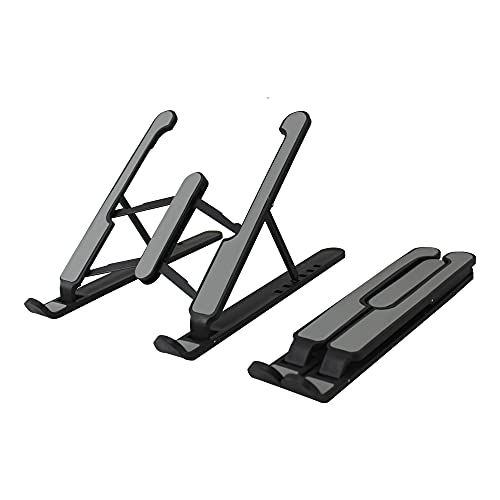 Suporte para Notebook - Regulável, Ergonômico e Portátil (PRETO)