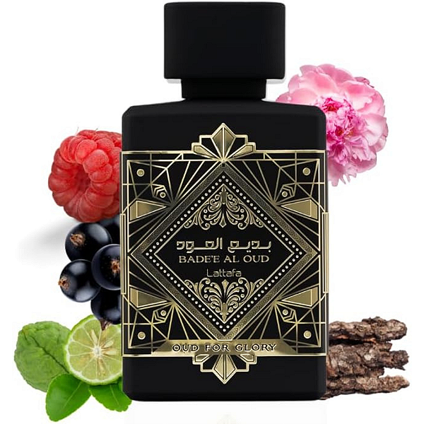 Perfume Árabe Bade'e Al Oud For Glory Lattafa 100ml Eau de Parfum Masculino