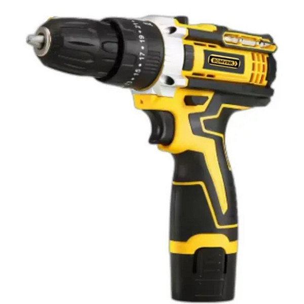 Parafusadeira Furadeira 12V Elétrica Bivolt Sem Fio Bateria Recarregável Com Led