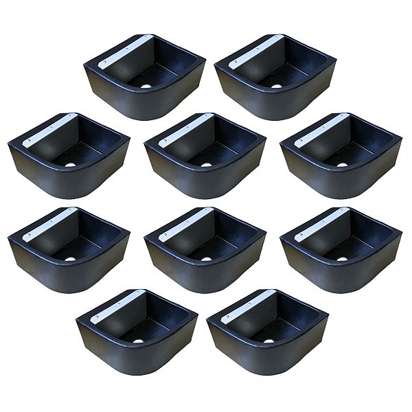 Kit 10 Bebedouro Automático 7 Litros Canto de Baia Cavalos