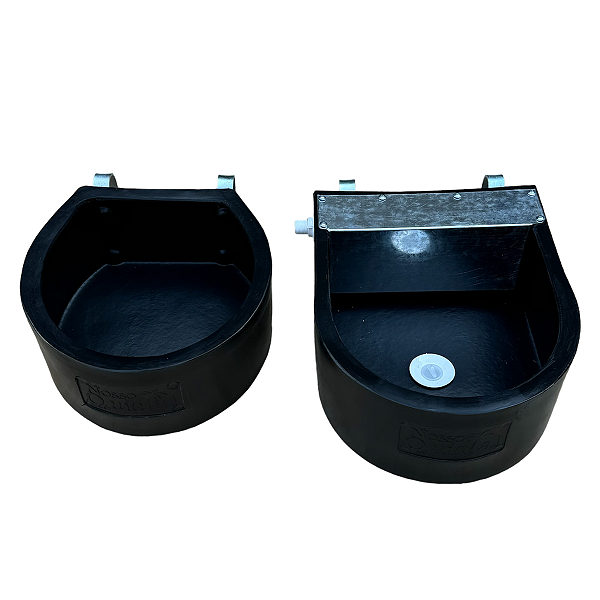 Kit Prático Comedouro Elevado e Bebedouro Automático Preto