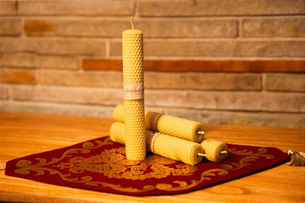 Kit c/ 4un. - Vela Alveolada 20cm x 3,0cm