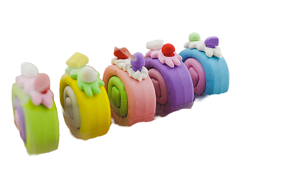 KIT 5 BORRACHAS DONUTS