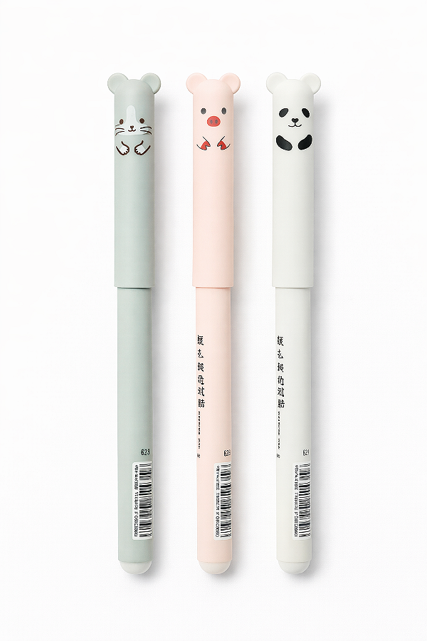 CANETA APAGAVEL BICHINHOS UNIDADE