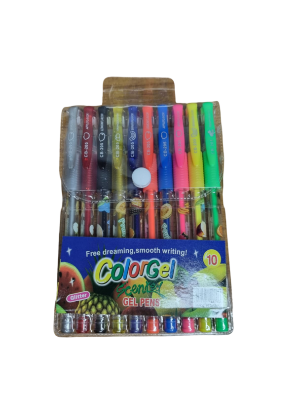 CANETA EM GEL  10 CORES