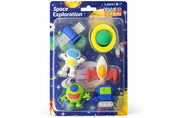 BORRACHA CARTELA ASTRONAUTA
