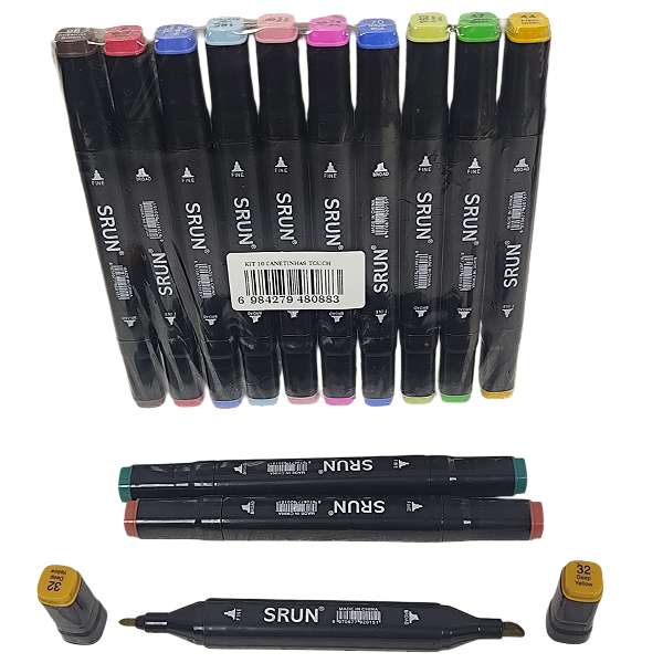 KIT CANETINHA TOUCH C/10 UNIDADES