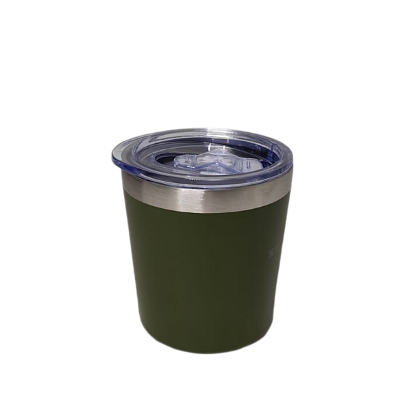 MINI COPO TERMICO 240ML VERDE MILITAR
