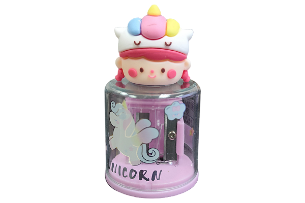 APONTADOR   DUPLO BONECA UNICÓRNIO