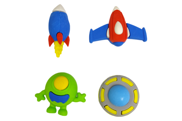 BORRACHA MINI ASTRONAUTA UNIDADE