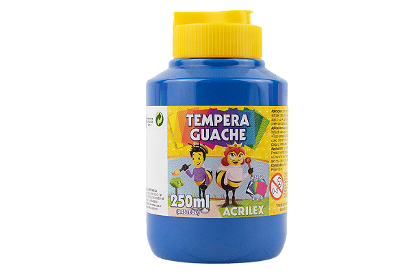 TINTA GUACHE 250 ML ACRILEX UNIDADE AZUL TURQUESA UNIDADE