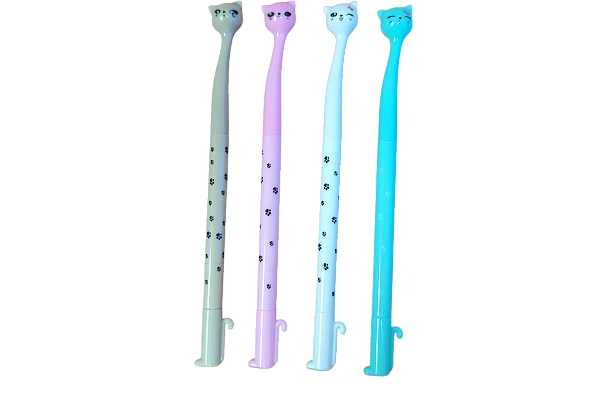 CANETA CORPO DE  GATINHO  UNIDADE