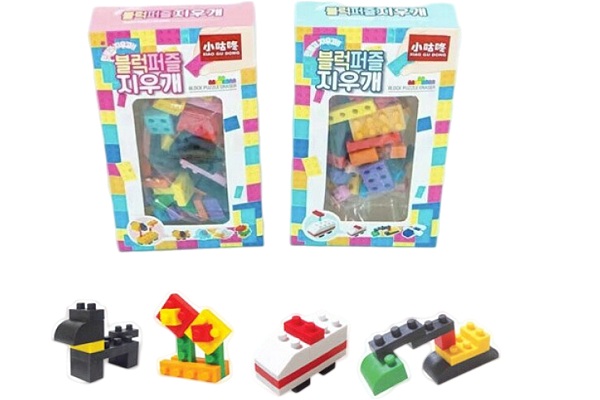 BORRACHA LEGO  CAIXA  UNIDADE