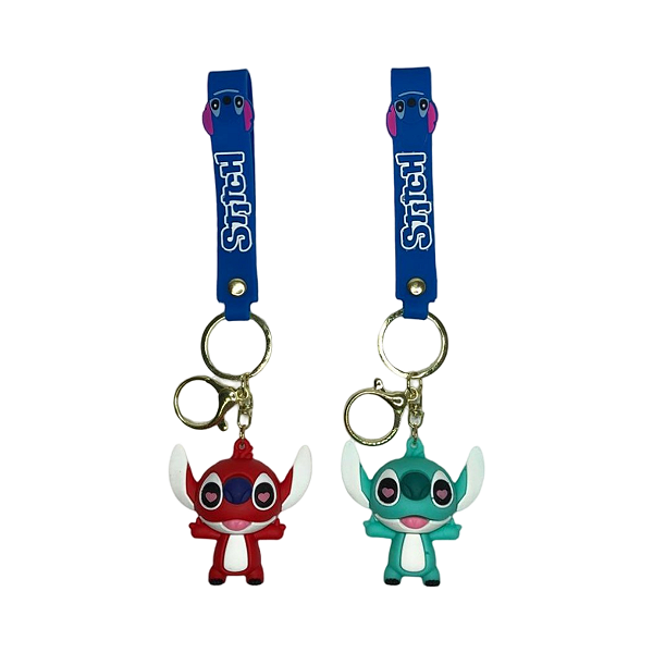 CHAVEIRO STITCH COLORIDO G  UNIDADE UNIDADE