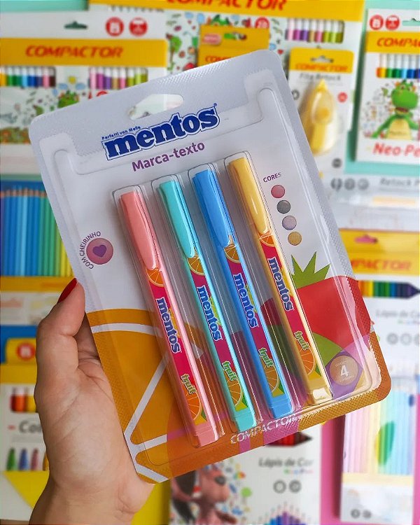 MARCA TEXTO MENTOS BL/4 COMPACTOR