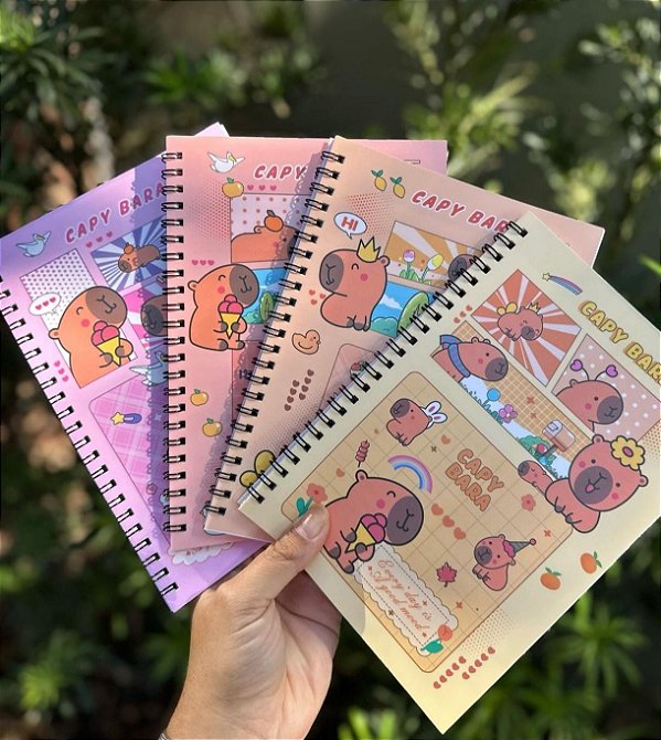 CADERNO CAPIVARA